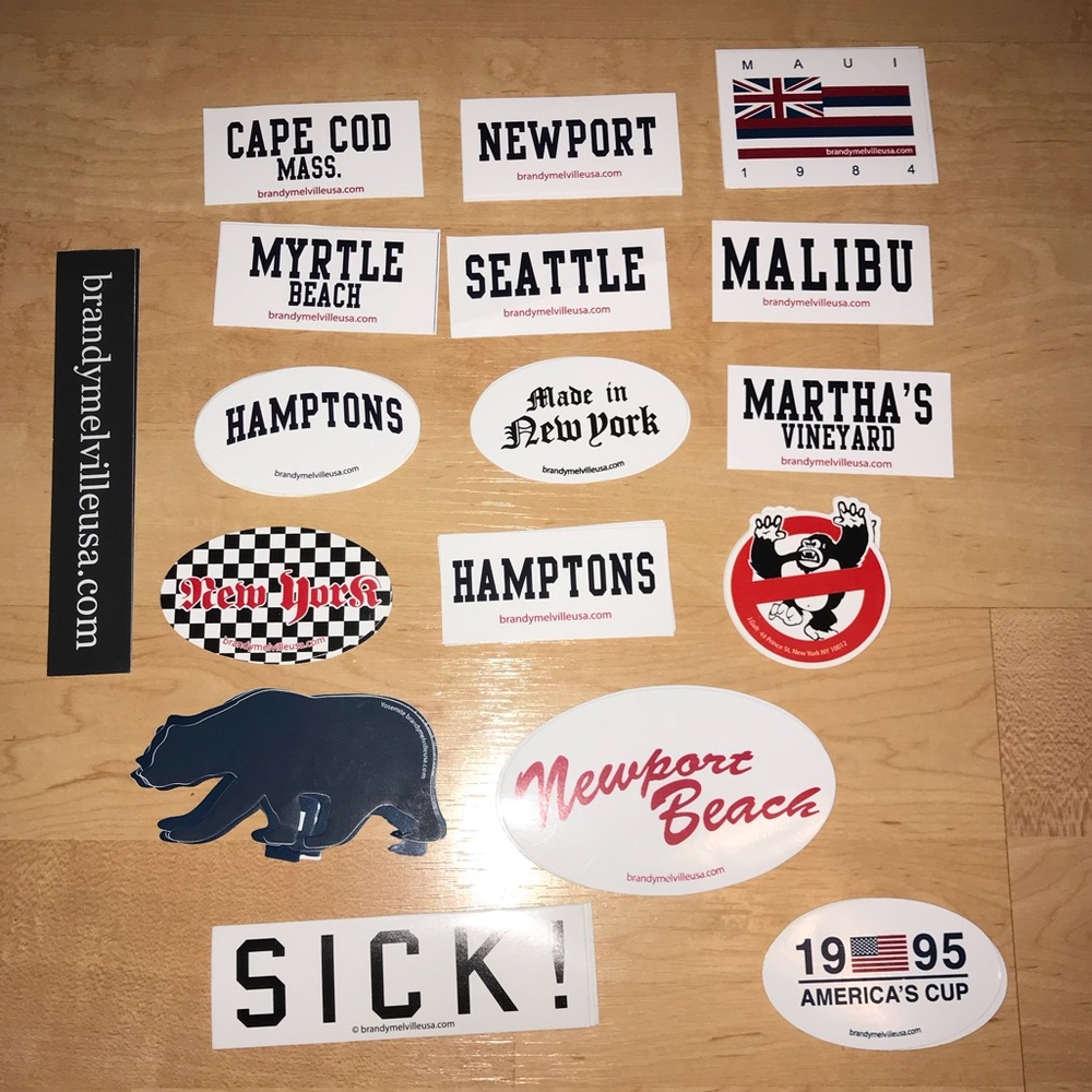 ✨ 30 Brandy Melville Stickers Random Bundle - Picture 3 of 7